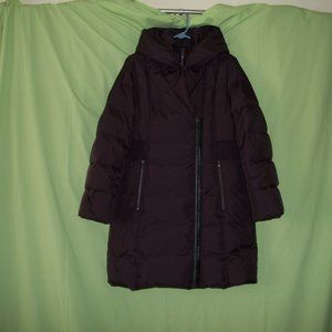 DKNY Hooded Puffer Water Resistant Down Filled Coat